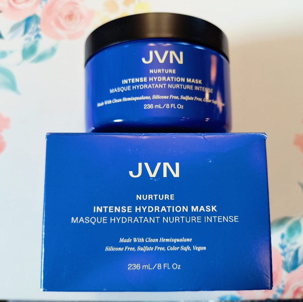 JVN Nurture Intense Hydration Mask (Silicone-free,Vegan,Sulfate-free,Color Safe)
